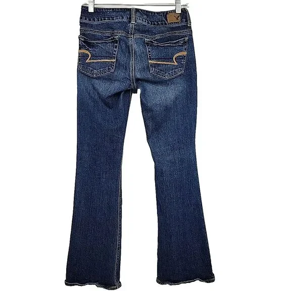 American Eagle Womens Artist Jeans Size 2 Short Flared Stretch (Measures 28x29) - Picture 3 of 10
